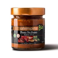 Pesto vermelho siciliano orgânico 190g