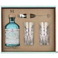 Gin Mazzetti 700ml confezione con 2 bicchieri